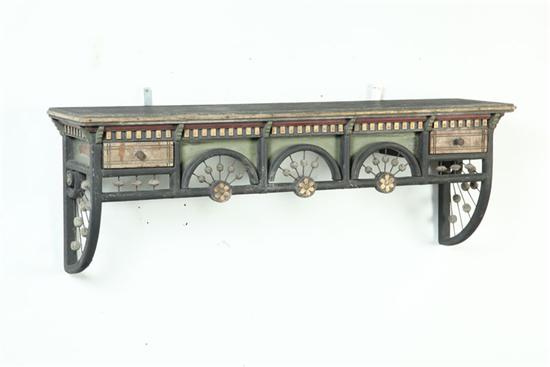 FOLKSY HANGING SHELF.  American 