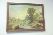 FOLKSY PAINTING.  American  mi
