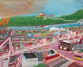 FOLKSY PAINTING OF "KENNYWOOD"
