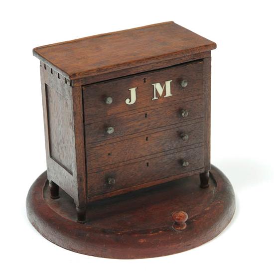 FOLKSY SPOOL CADDY.  American  19th