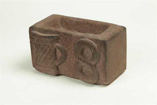 FOLKSY STONE CARVING.  Probably