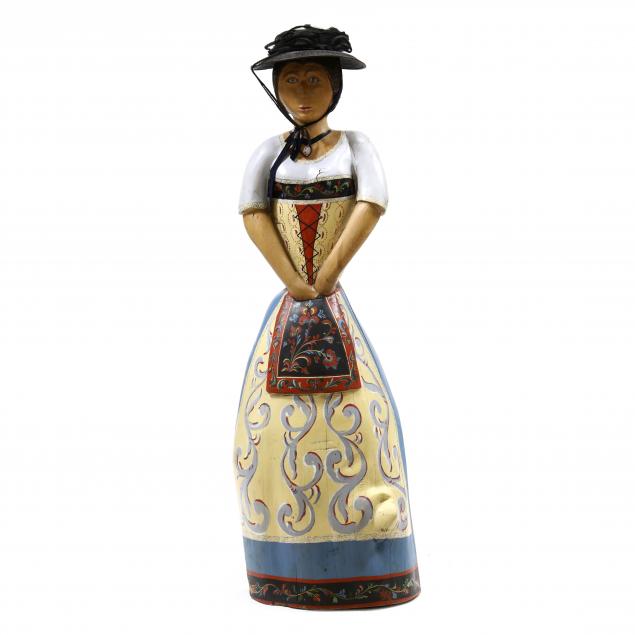 FOLKY CARVED AND PAINTED WOOD