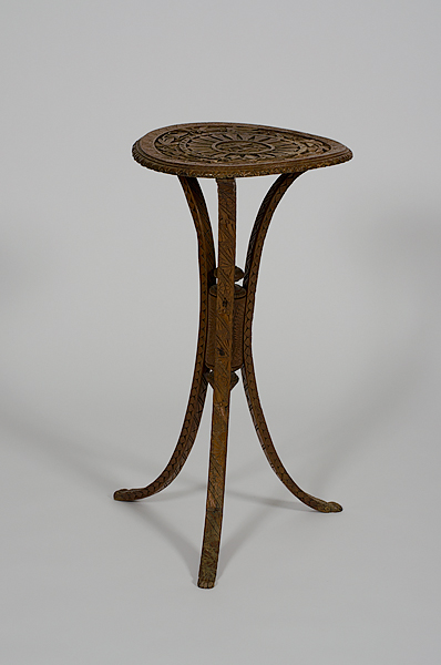 Folky Carved Stand Possibly