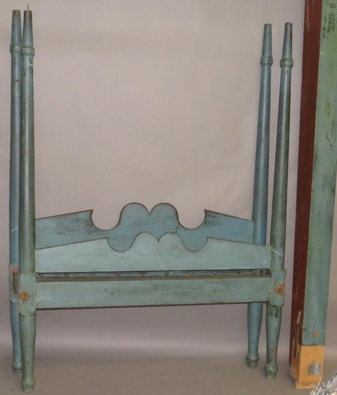 FOLKY ROPE BEDca. 1820; folky