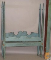 FOLKY ROPE BEDca. 1820; folky