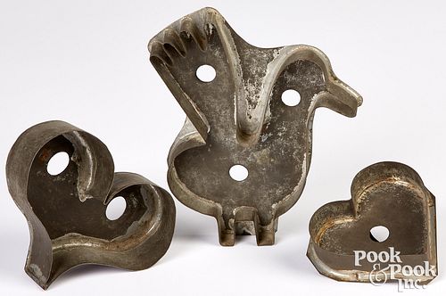 FOLKY TIN BIRD COOKIE CUTTER,