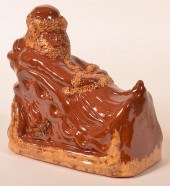 FOLTZ REDWARE POTTERY MOLDED S