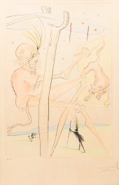 "FONTAIN DALINISE" PRINT, SIGN