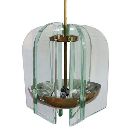 FONTANA ARTE BRASS GLASS