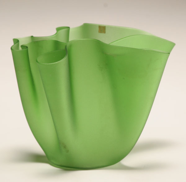 Fontana Arte Milano green slumped