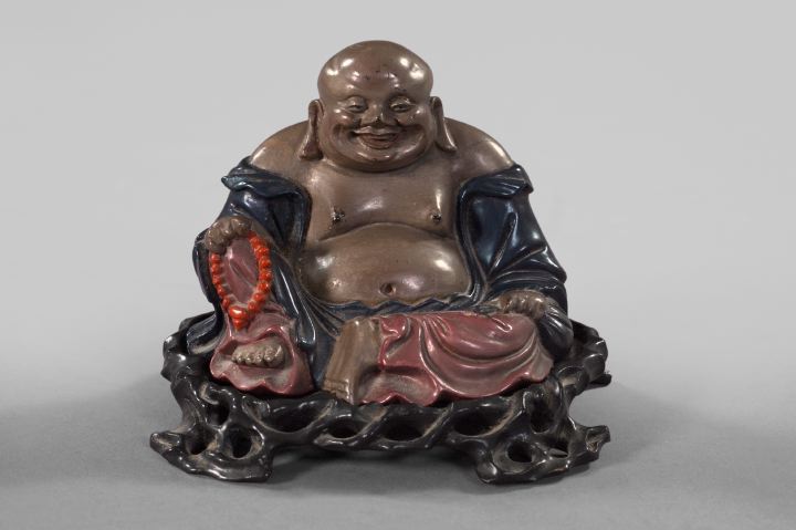 Foochow Polychrome Lacquer Figure