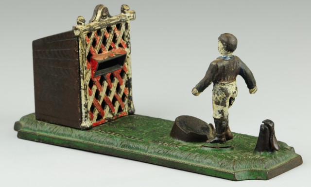 FOOTBALL MECHANICAL BANK John