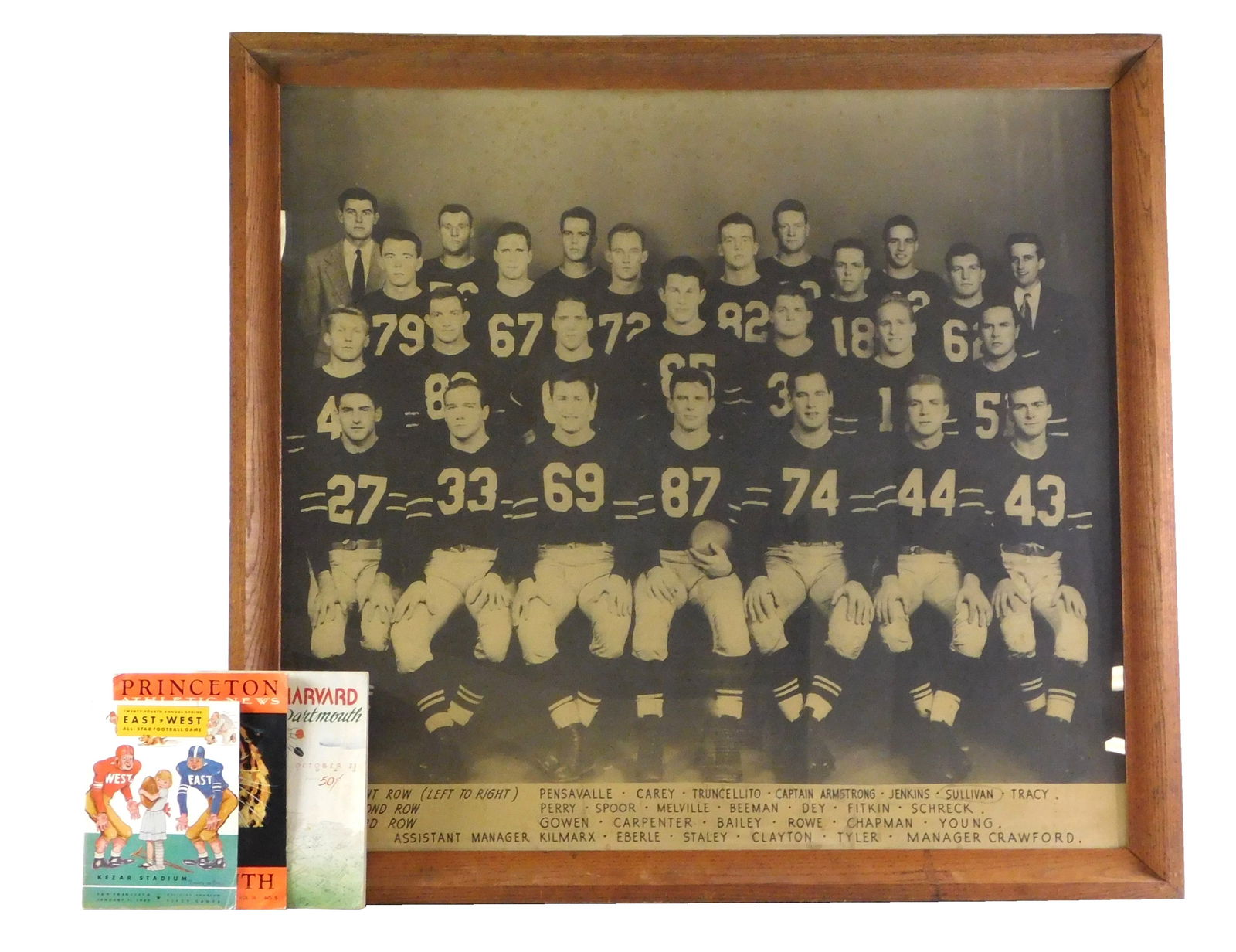 FOOTBALL: PHOTO OF 1947 DARTMOUTH