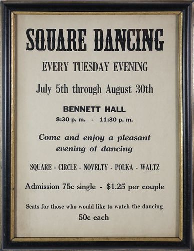 FORAGER HOUSE ANTIQUE POSTER