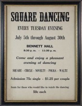 FORAGER HOUSE ANTIQUE POSTER "