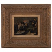 FORAIN. COURT SCENE, OIL (Fren