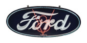 FORD DEALER V8 PORCELAIN 7' OV