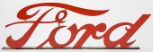 FORD MOTOR CUT OUT WOOD SIGNFo