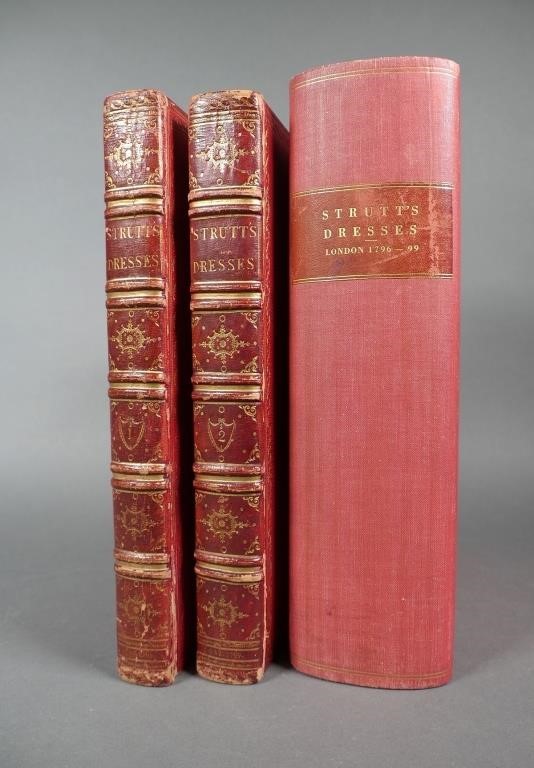 FORE EDGE PAINTED 1790S DRESS &