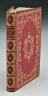 Fore edge painted book, Sylvan