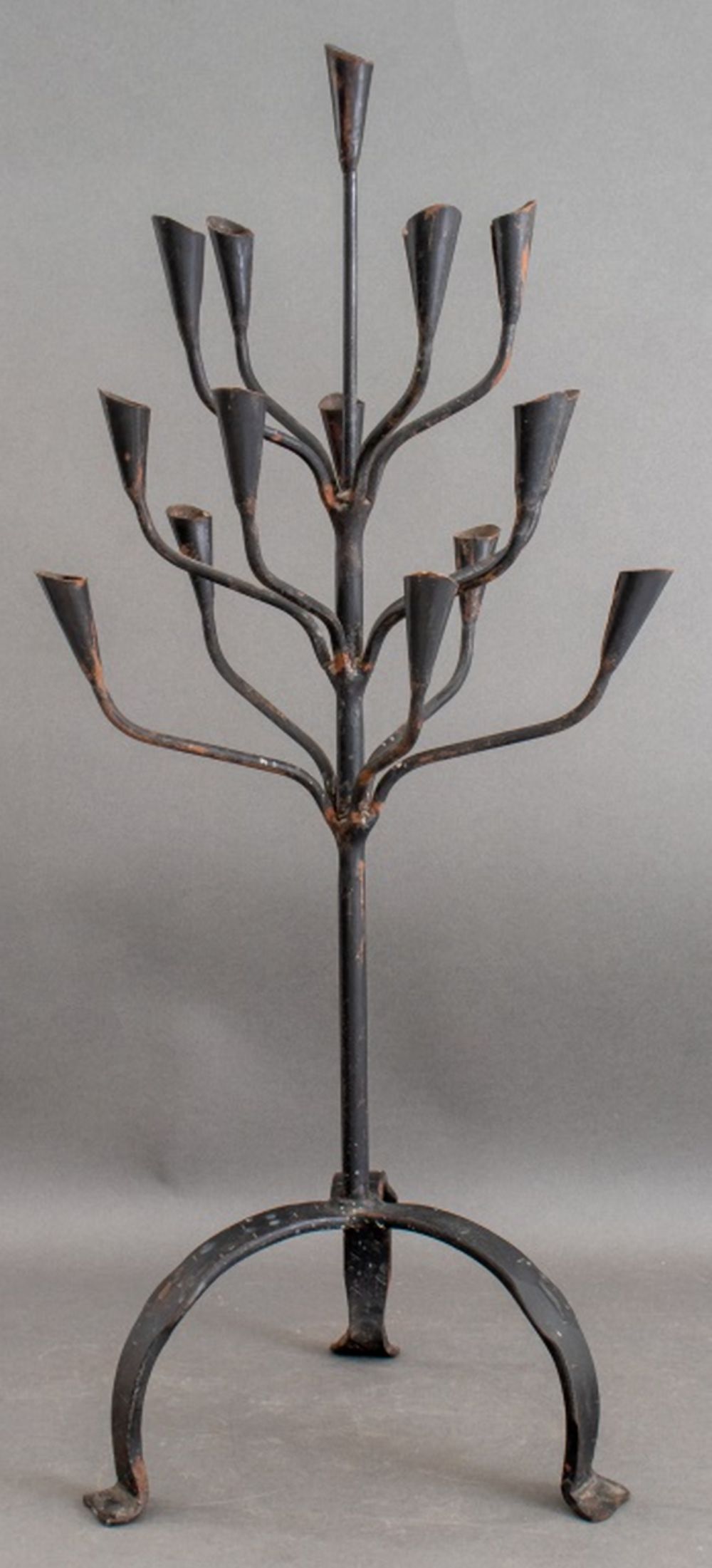FORGED IRON 16 LIGHT CANDELABRA
