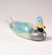 Formia Murano art glass duck.