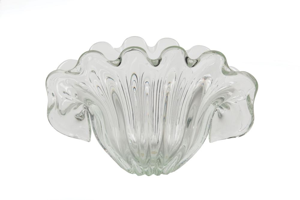 FORMIA MURANO COLORLESS GLASS FAN
