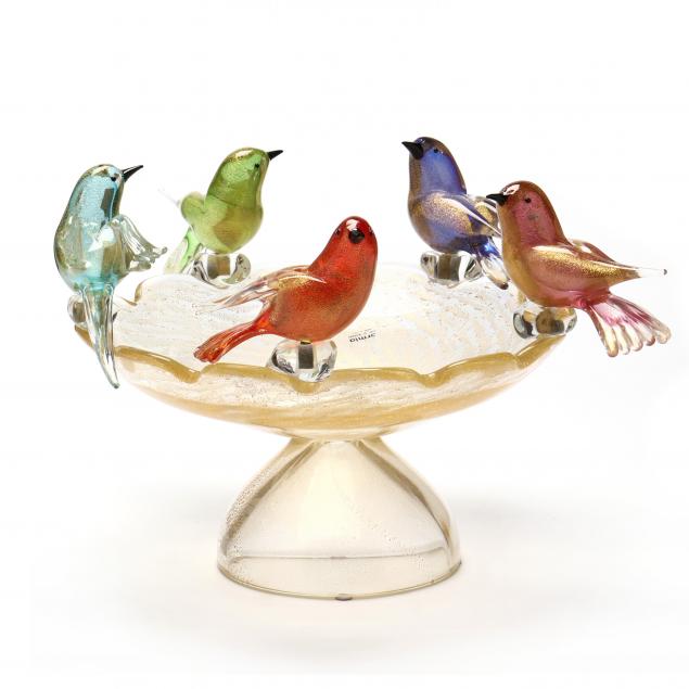 FORMIA, MURANO GLASS FIGURAL BIRD