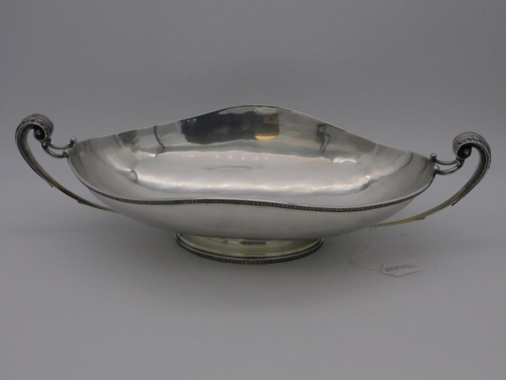 FORNARI SILVER COMPOTE. CA. 1920.