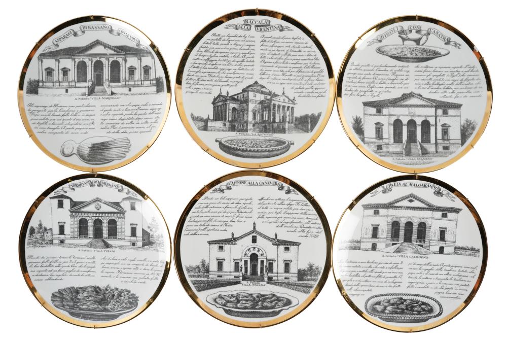 FORNASETTI: SIX 'VICENTINE'