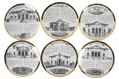 FORNASETTI: SIX 'VICENTINE' PO