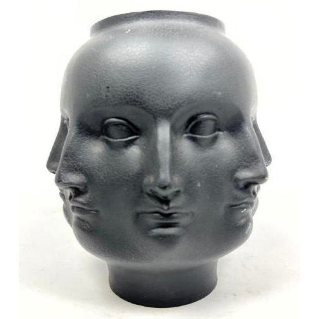 Fornasetti Style Black Multi Face