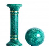 FORNASETTI STYLE FAUX MALACHIT