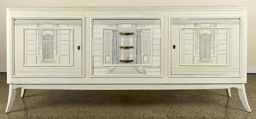 FORNASETTI STYLE TWO DOOR SIDEBOARD