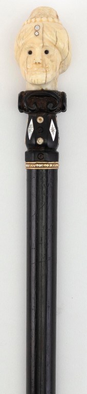 FORTUNE TELLER CANE LATE 19TH/