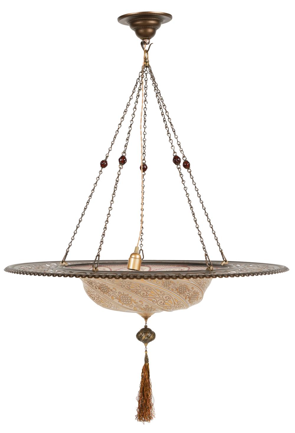 FORTUNY GLASS CEILING LIGHT