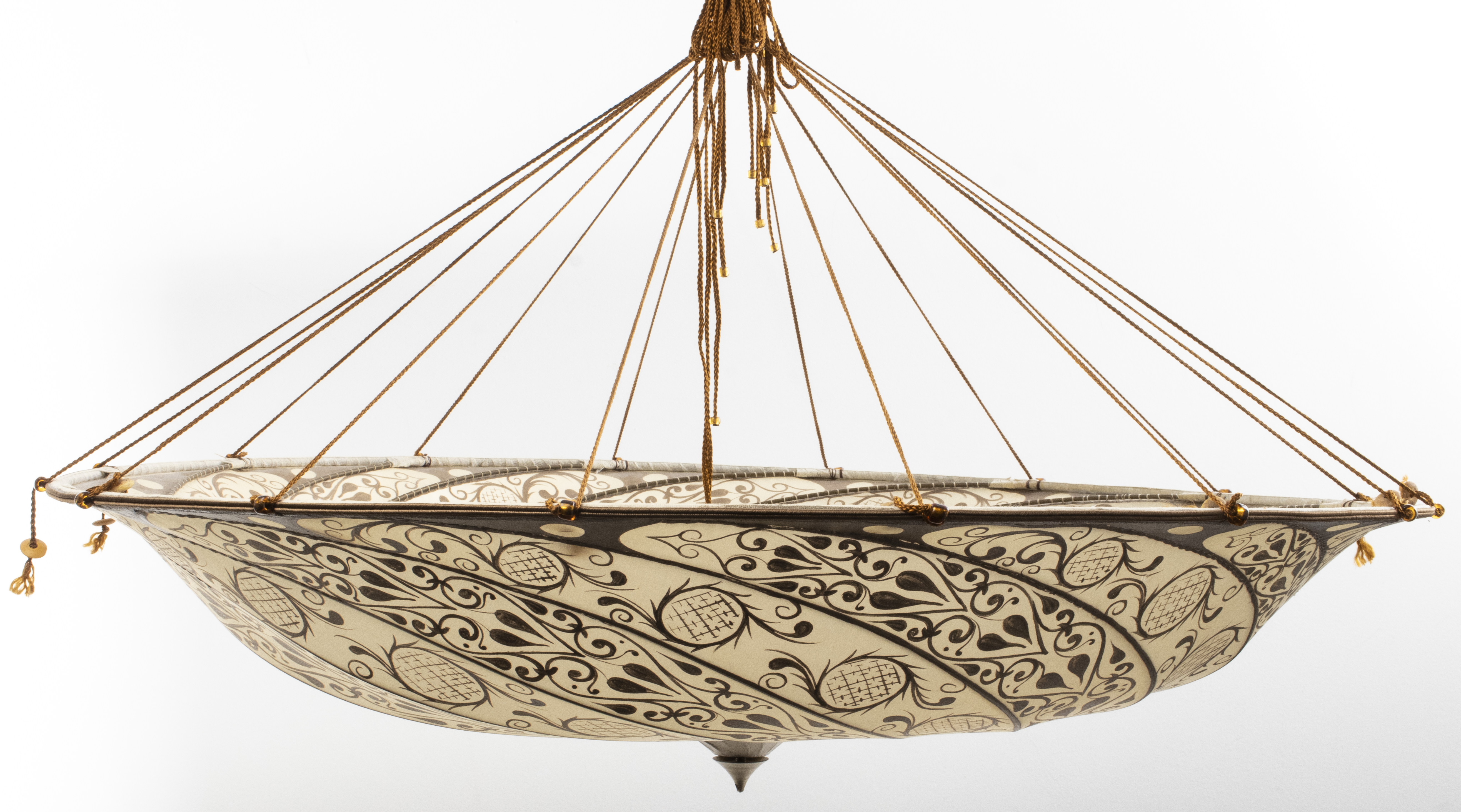 FORTUNY SCUDO SARACENO GILT SILK