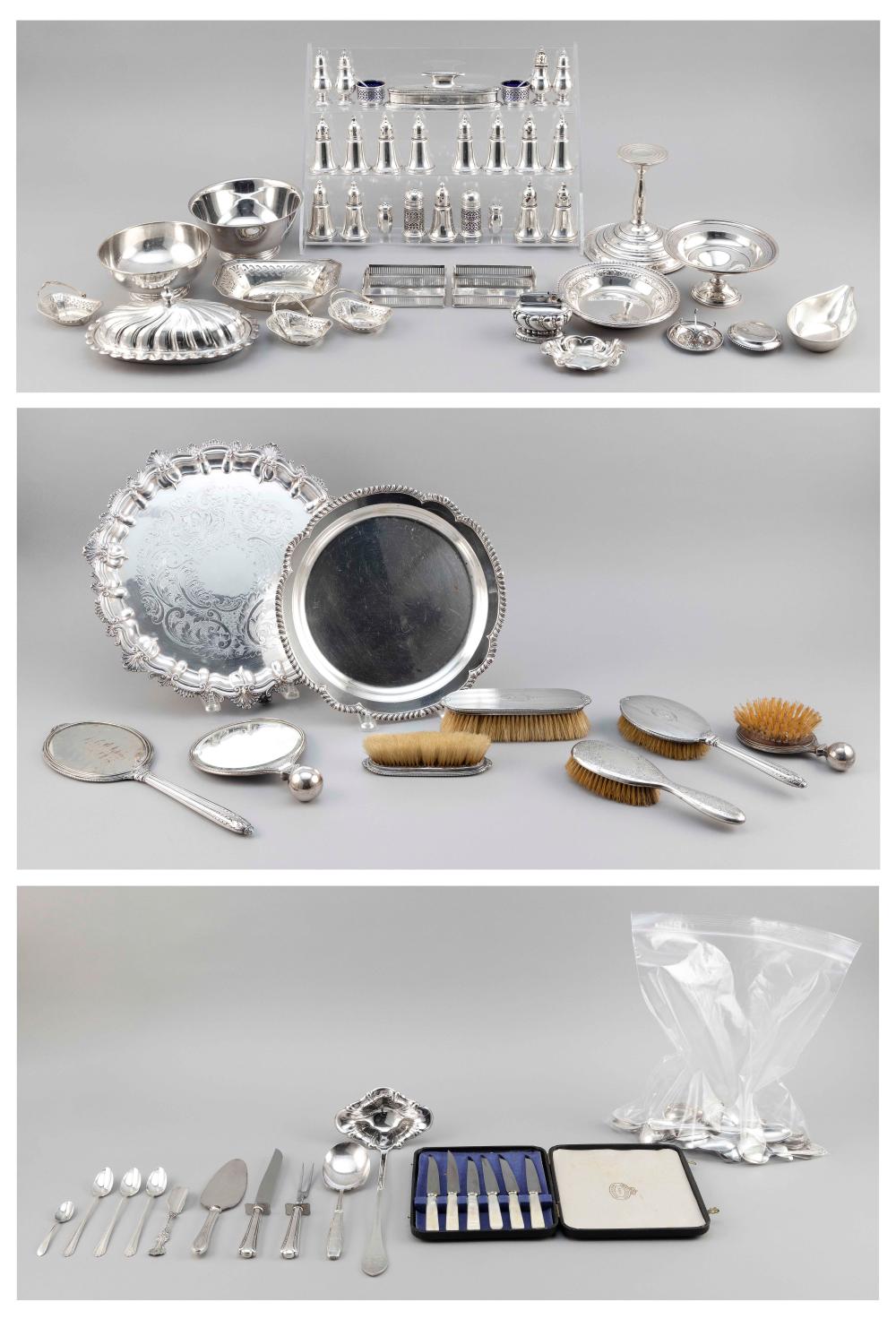 FORTY-NINE PIECES OF STERLING