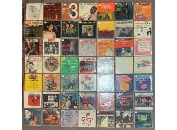 Forty nine record albums, mostly