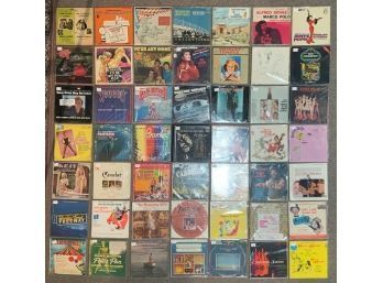 Forty-nine record albums,