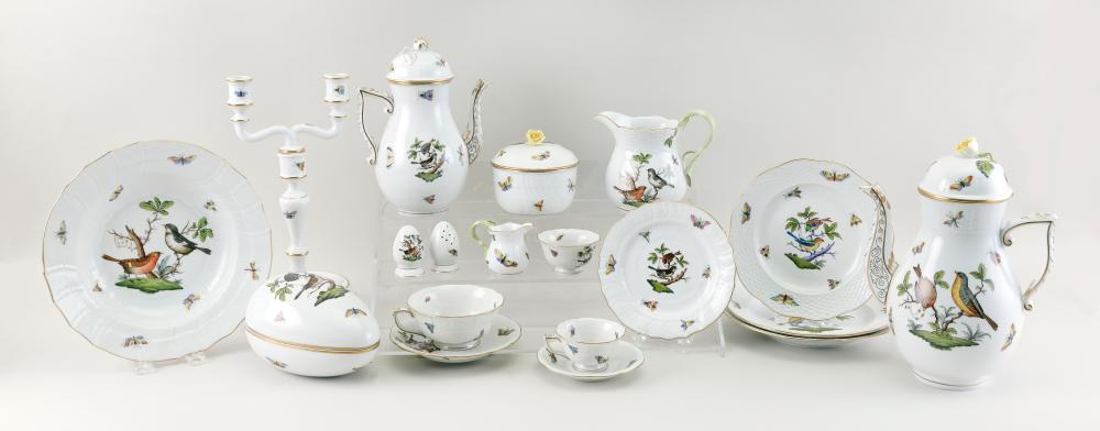 FORTY-ONE PIECES OF HEREND