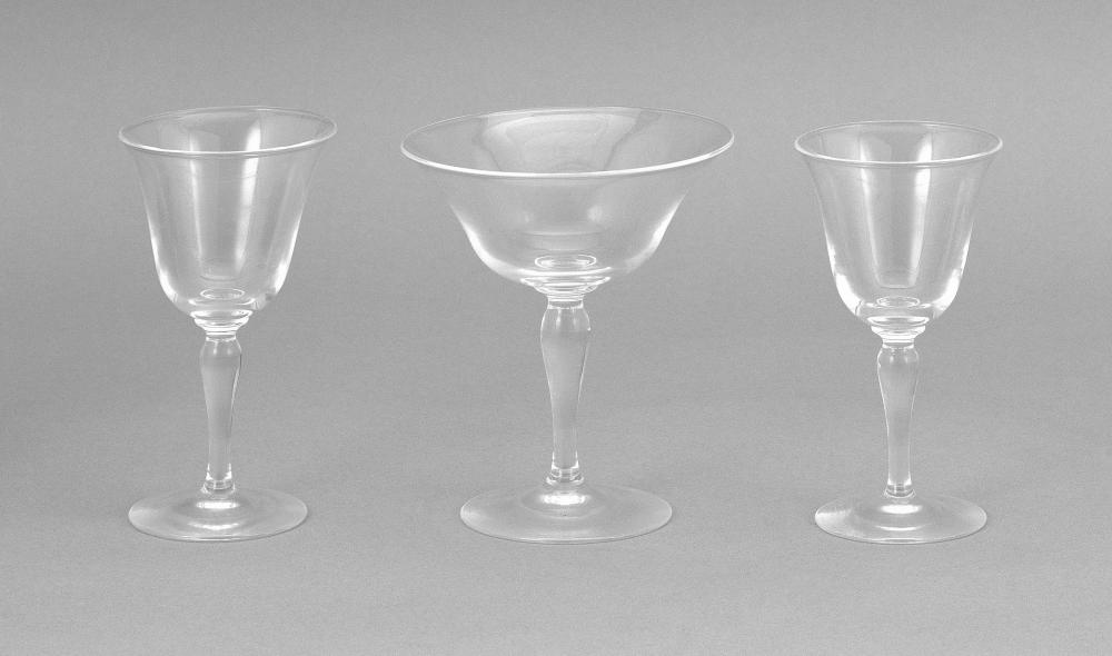 FORTY-ONE PIECES OF STEUBEN CRYSTAL