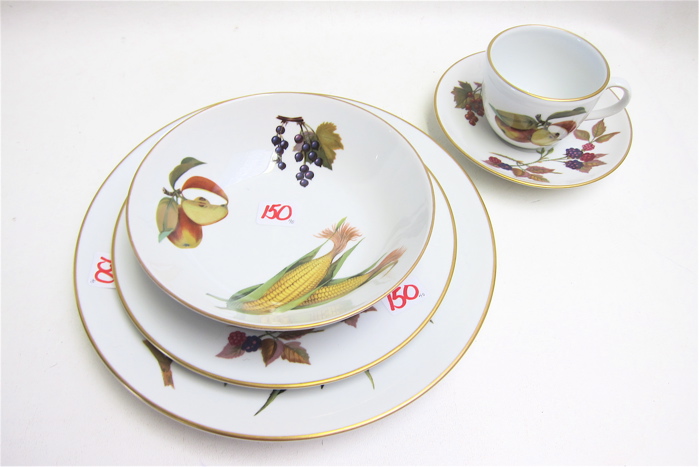 FORTY PIECE ROYAL WORCESTER CHINA