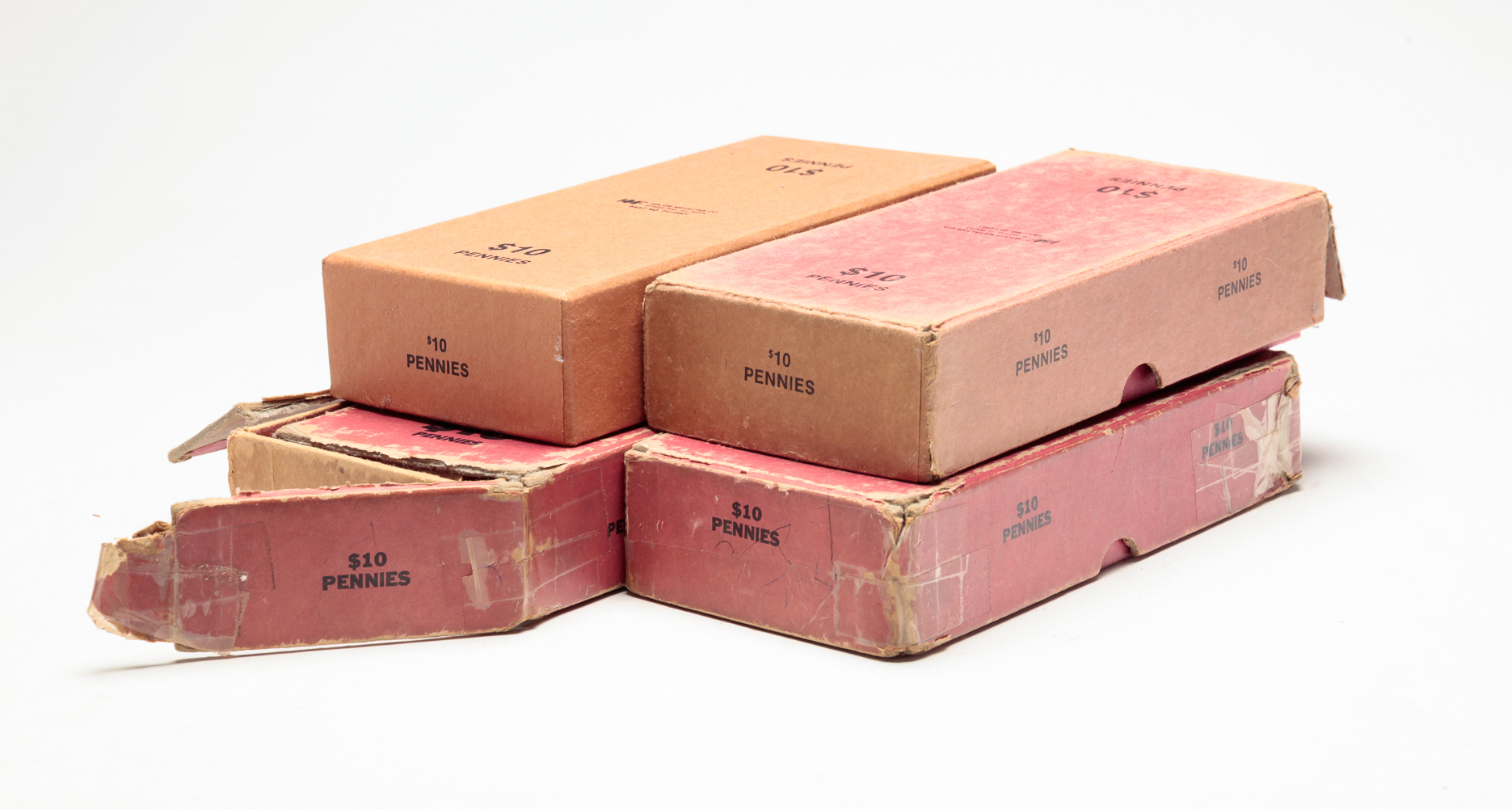 FORTY ROLLS OF WHEAT PENNIES.