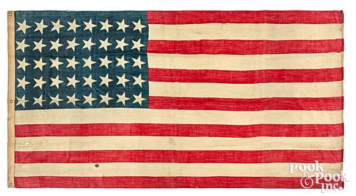 FORTY STAR AMERICAN LINEN FLAG, CA.
