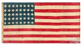 FORTY STAR AMERICAN LINEN FLAG