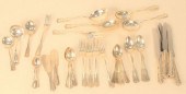 FORTY-THREE PIECE STERLING SIL