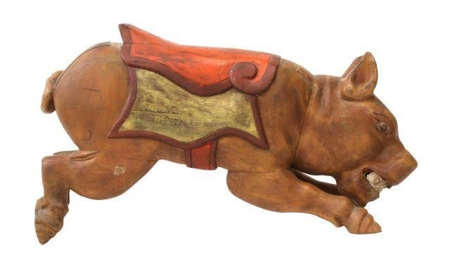 FORWARD-FACING JUMPER CAROUSEL PIG,