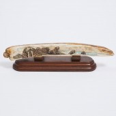 Fossilised Walrus Ivory Tusk S
