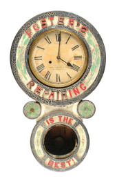FOSTER'S REPAIRING BAIRD CLOCK